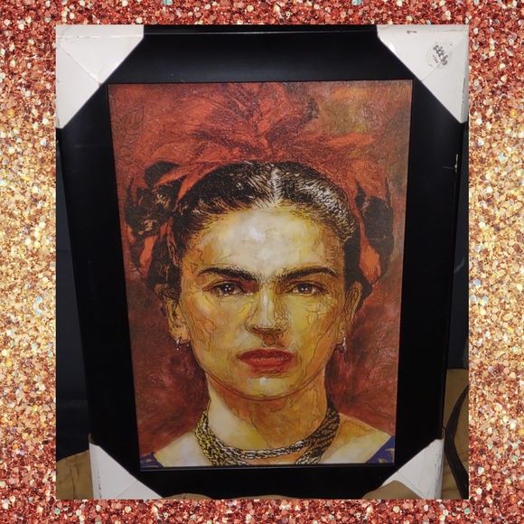 Other - Frida Khalo portrait painting NWT